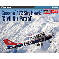 Academy Model Kit letadlo 12367 - CESSNA 172 SKYHAWK CIVIL AIR PATROL (1:48)