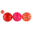 Míček basketbal nafouknutý guma 8,5cm mix barev v síťce