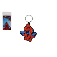 Teddies Přívěsek na klíče/Klíčenka Spiderman sedící gumový 6cm v sáčku