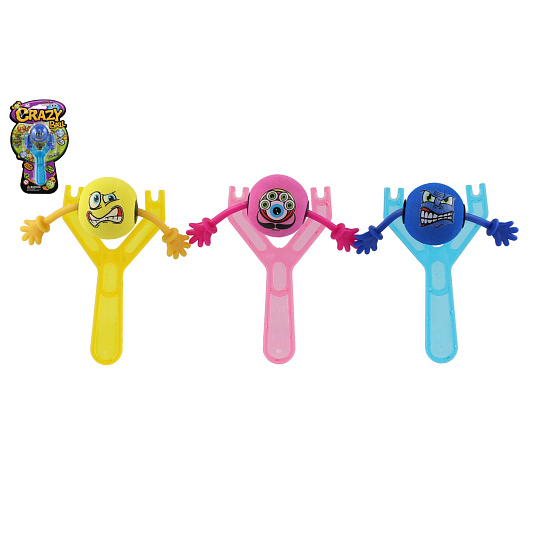 Teddies Prak se smajlíkem plast 14cm 3 barvy na kartě 13x22x4cm