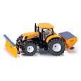 SIKU Super - Traktor s přední radlicí a sypačem soli, 1:50