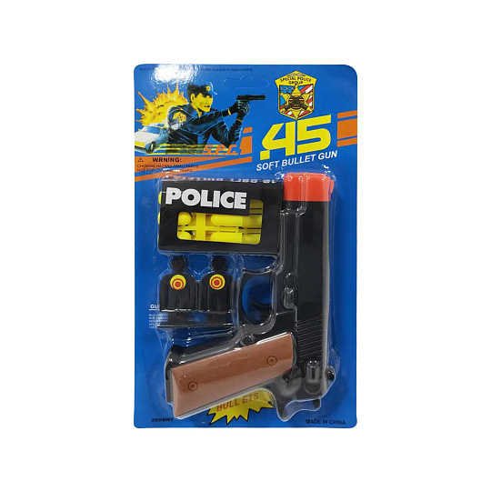 Rappa Pistole policejní s terčíky a náboji Rappa Pistole policejní s terčíky a náboji