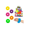 Teddies Náramek antistresový mačkací natahovací silikon 11cm 6 barev
