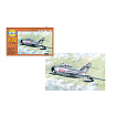 Model MiG-15 UTI 1:72  15 x 14 cm v krabici 25x14x5 cm