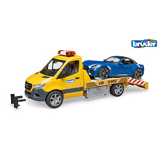 Bruder Komerčné vozidlá - MB Sprinter prepravujúci auto
