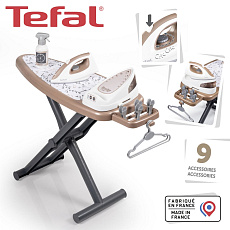 Smoby Tefal Žehlící prkno a žehlička se základnou Smoby Tefal Žehlící prkno a žehlička se základnou