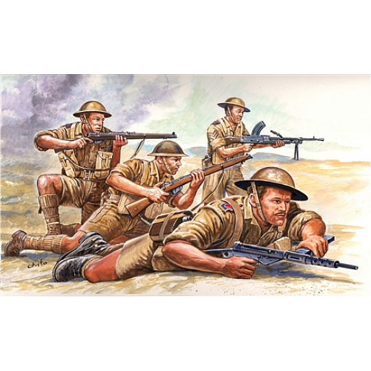Italeri Model Kit figurky 6077 - WWII - BRITISH 8th ARMY (1:72) Italeri Model Kit figurky 6077 - WWII - BRITISH 8th ARMY (1:72)