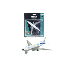 Teddies Letadlo kov 14cm na zpětný chod na kartě