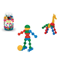 Kostky stavebnice Funny Block plast 58ks Wader v plastovém boxu Kostky stavebnice Funny Block plast 58ks Wader v plastovém boxu