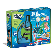 Clementoni SCIENCE - Mikroskop 1200 - Větrná skříňka