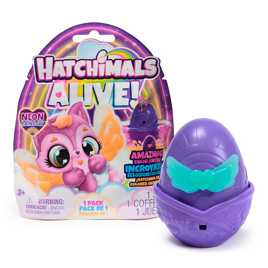 Spin Master HATCHIMALS JEDNO BALENÍ NEÓNOVÁ DUHA Spin Master HATCHIMALS JEDNO BALENÍ NEÓNOVÁ DUHA