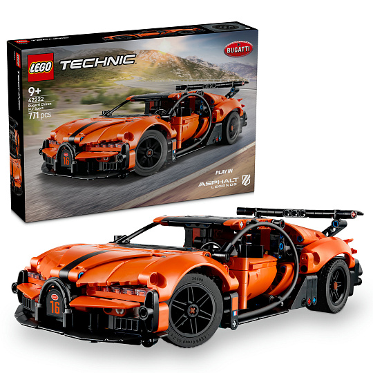 LEGO Technic 42222 Hyperauto Bugatti Chiron Pur Sport