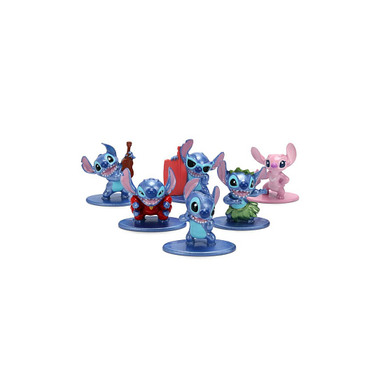 Jada Stitch Kovové sběratelské nanofigurky 1,65" sada 6 ks