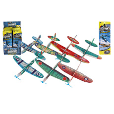 Teddies Letadlo házecí pěnové 18cm mix druhů