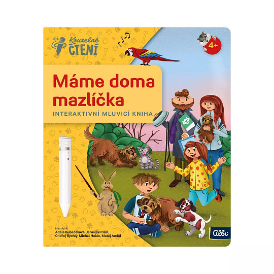 Albi Kouzelné čtení Kniha Máme doma mazlíčka