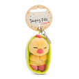NICI klíčenka spící Kuřátko 12 cm, světle zelený košík, GREEN