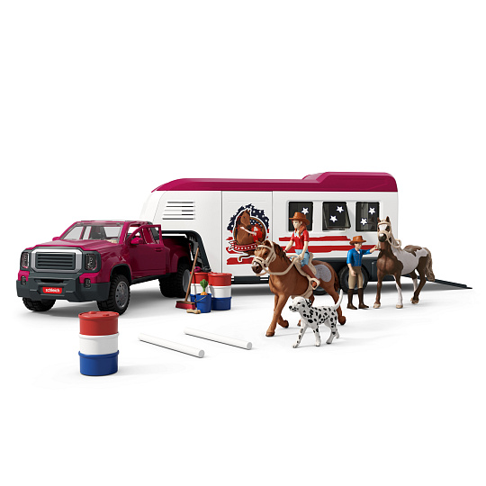 Schleich Nákladní vůz Lakeside s přívěsem