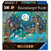 Ravensburger Dřevěné puzzle Kouzelný les 500 dílků