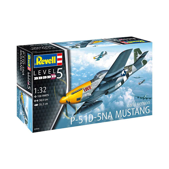 Revell Plastic ModelKit letadlo 03944 - P-51D-5NA Mustang (1:32)