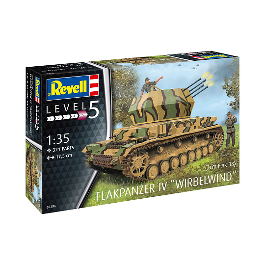 Revell Plastic ModelKit military 03296 - Flakpanzer IV Wirbelwind (1:35)