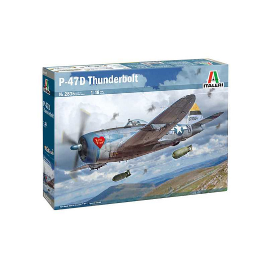 Italeri Model Kit letadlo 2835 - P-47D Thunderbolt (E.T.O.) (1:48) Italeri Model Kit letadlo 2835 - P-47D Thunderbolt (E.T.O.) (1:48)