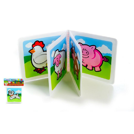 Teddies Knížka pískací Moje první zvířátka 13x12,5cm 0+ MPZ