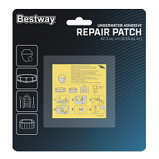Bestway Voděodolný opravný set (10ks), 6,5x6,5cm