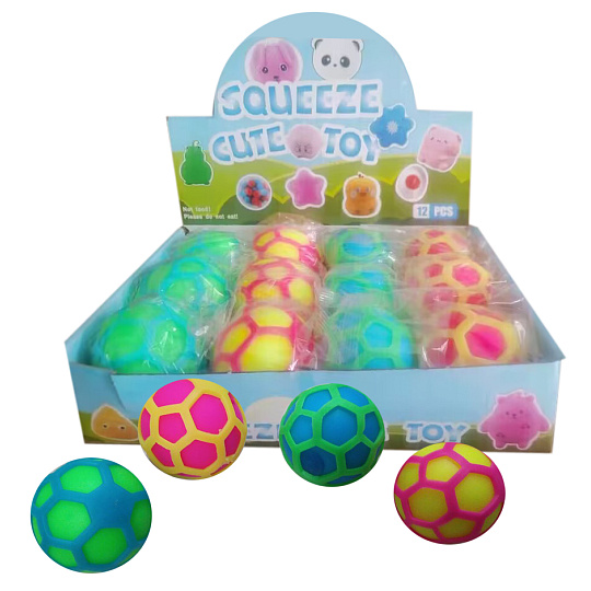 Rappa Měkký míček barevný 6 cm