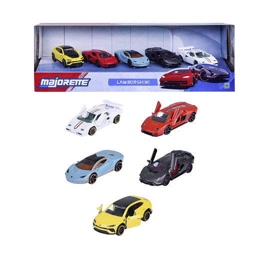 Majorette Lamborghini Dárková sada 5 ks Majorette Lamborghini Dárková sada 5 ks