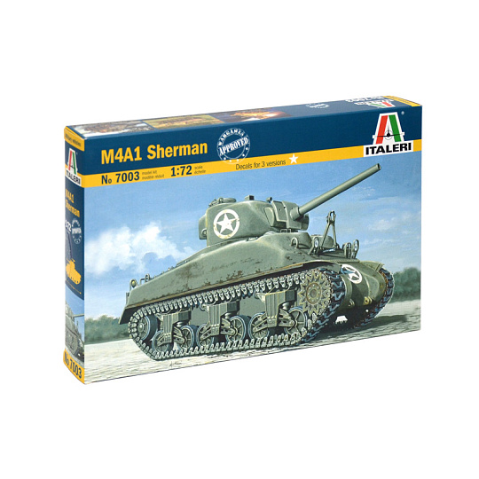 Italeri Model Kit tank 7003 - M4 SHERMAN (1:72) Italeri Model Kit tank 7003 - M4 SHERMAN (1:72)