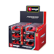 Bburago Auto Bburago 1:64 FERRARI ASSORT Bburago Auto Bburago 1:64 FERRARI ASSORT