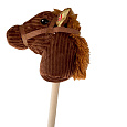 Steppos Mac Toys PLEJO Hobby Horse se zvukem - tmavý
