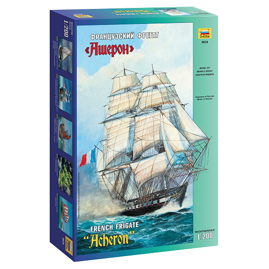 Zvezda Model Kit loď 9034 - French Frigate "Acheron" (1:200)