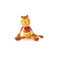 Lumpin plyš Kočka Pipa Lipa, střední - žlutá (38 cm)