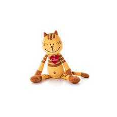 Lumpin plyš Kočka Pipa Lipa, střední - žlutá (38 cm)