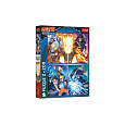 Puzzle 2v1 Nindža z vesnice Hidden Leaf/Naruto 2x200 dílků 41x27,5cm v krabici 26x34x4,5cm