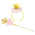 Rappa Čelenka princezna s korunkou a  hůlkou