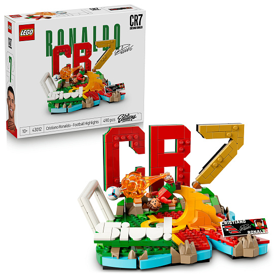 LEGO Editions 43012 Cristiano Ronaldo – Hvězdné momenty fotbalu