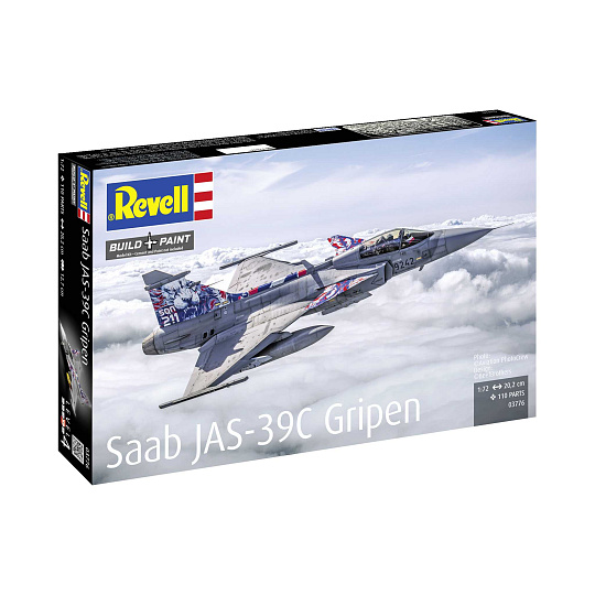 Revell Plastic ModelKit letadlo 03776 - Saab JAS-39C Gripen (1:72)