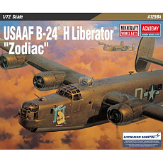 Academy Model Kit letadlo 12584 - USAAF B-24H Liberator "Zodiac" (1:72)