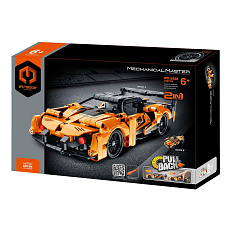 Stavebnice iM.MASTER 2v1 auto na zpětné natažení plast 278 dílků oranžové v krabici 29x20x6cm Stavebnice iM.MASTER 2v1 auto na zpětné natažení plast 278 dílků oranžové v krabici 29x20x6cm