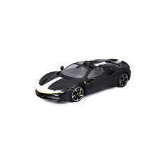 Bburago - SIGNATURE SERIES, Ferrari SF90 Spider Assetto Fiorano, černá, 1:18