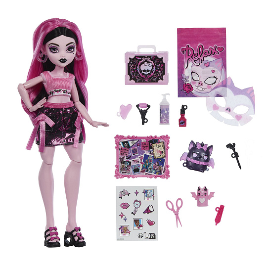 Mattel Monster High panenka SELF-SCARE SECRETS - DRACULAURA