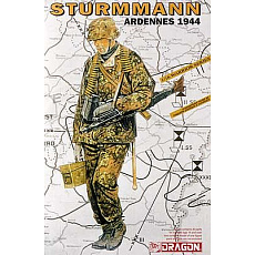 Dragon Model Kit figurky 1604 - STURMMANN (ARDENES 1944) (1:16)