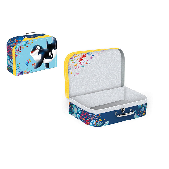 Teddies Kufřík/Kufr školní papírový Hi! 35x23x10cm Teddies Kufřík/Kufr školní papírový Hi! 35x23x10cm