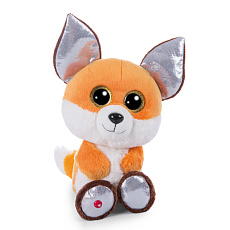 NICI Glubschis plyš Liška Runizzi 15cm, GREEN