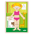 Woody Puzzle "Lidské tělo" - Holka CZ