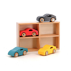 Rappa Vilac Sada 4 dřevěných autíček Super Vilacity
