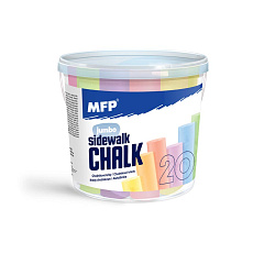 MFP Rappa Křídy M chodníkové kulaté 20 ks mix barev - kyblík