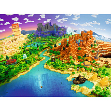 Ravensburger Minecraft: Svět Minecraftu 1500 dílků Ravensburger Minecraft: Svět Minecraftu 1500 dílků